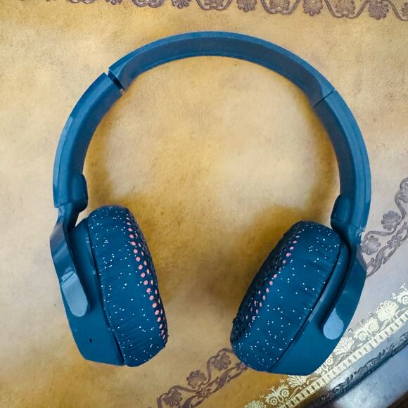 Skullcandy Riff Wired Blue Over-Ear Headphones - Picture 1 of 7